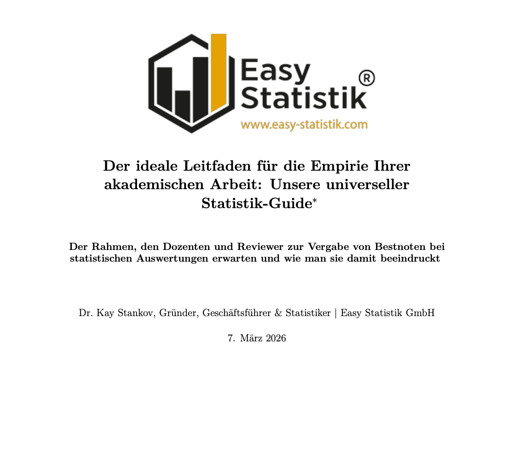 Statistikauswertung | Thesis Toolkit - Easy Statistik GmbH